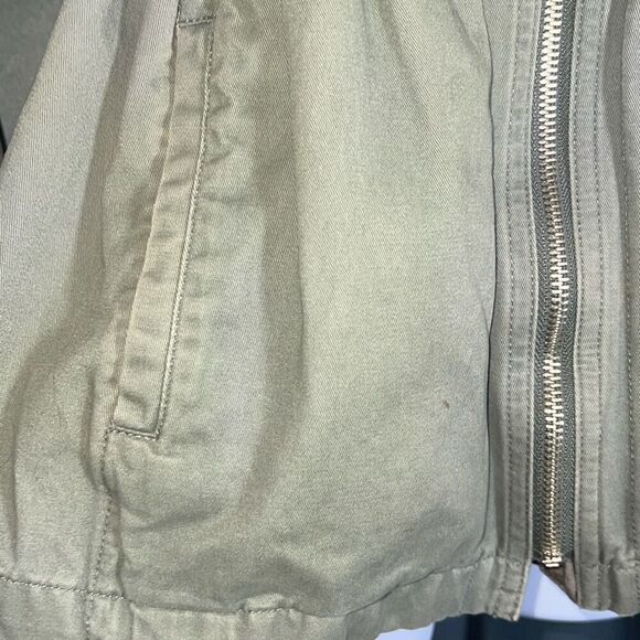 Women’s Utility Jacket – Olive Green Zip-Up – Size M - Picture 6 of 11